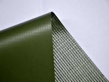 Flame Retardant PVC Coated Tarpaulin Fabric For Cover , Awning , Film Structure