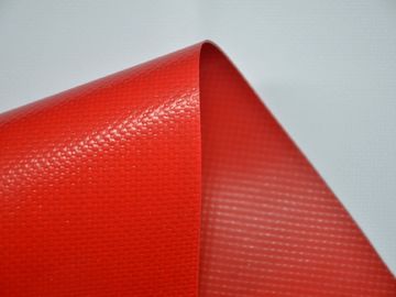 Flame Retardant PVC Coated Tarpaulin Fabric For Cover , Awning , Film Structure
