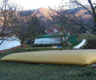 Light Weight PVC Coated Fabric Bladder Water Tank For Liquid Storage