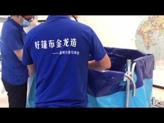 Assembled the Biofloc PVC Coated Tarpaulin Fish Farming Tank